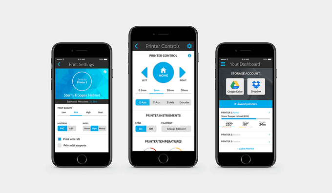 New Robo 3D Printer Line - iOS Robo App