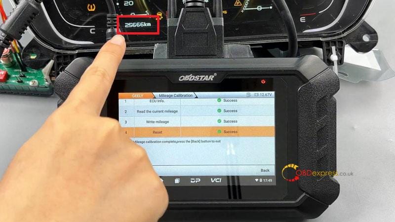   OBDSTAR ODO Master  GEELY R7F701412