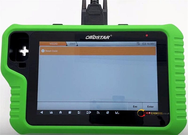 OBDSTAR X300 Classic G3 Reset Volvo ABS Code via OBD