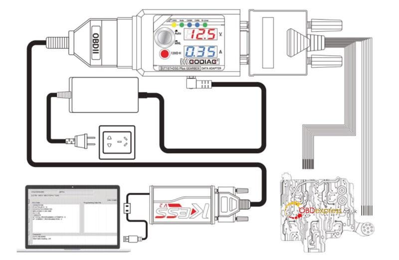 GODIAG GT107+ DSG Plus Gearbox Adaptor User Manual