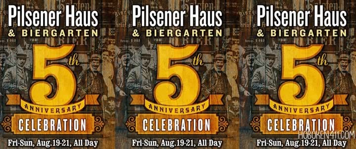 Pilsener Haus Biergarten Hoboken NJ 5th Anniversary