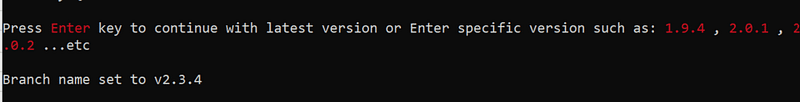 choose the latest version of cyberpanel
