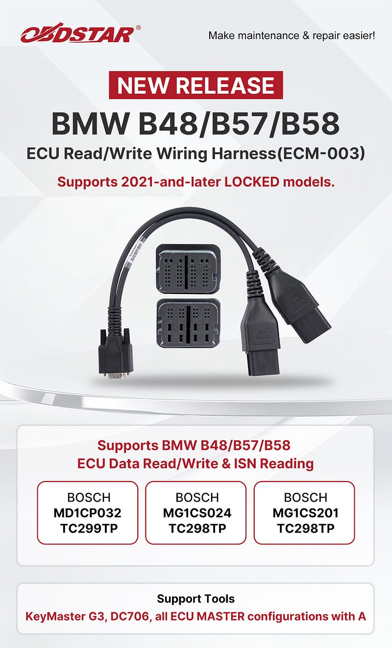OBDSTAR Unlock Encrypted MD1 MG1 ECU FAQs