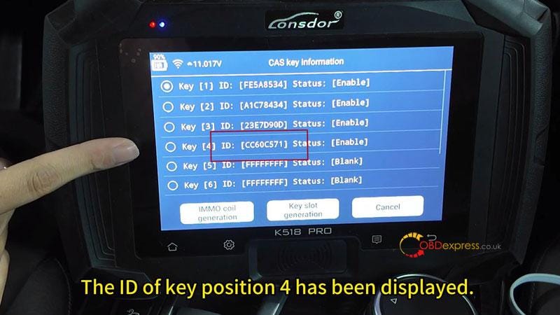 How to Add 2014 BMW X4 Smart Key with Lonsdor K518 Pro