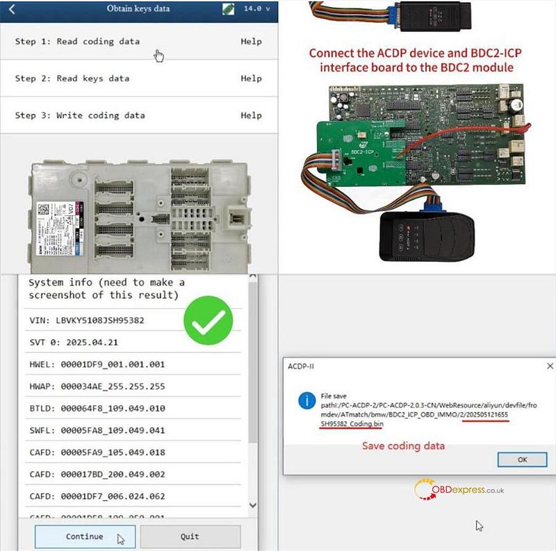 Yanhua ACDP and Module 38 Program BMW G Chassis BDC2 Key