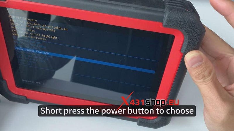 How to do the android recovery of LAUNCH X431 PRO3S+