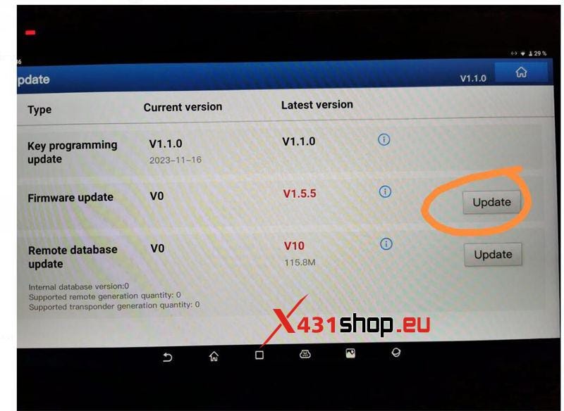 Solved Launch X431 PAD 7 Firmware Update Failed