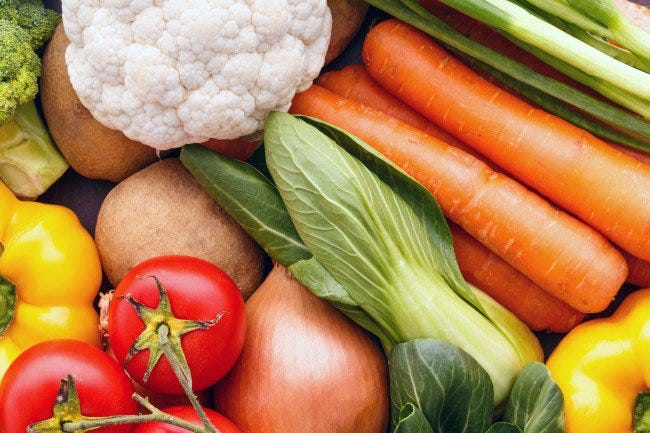 healthy diet vegetables