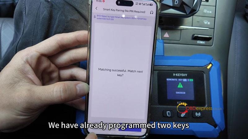 KEYDIY KD-X4を使って2025年式BYDスマートキーをプログラムする方法