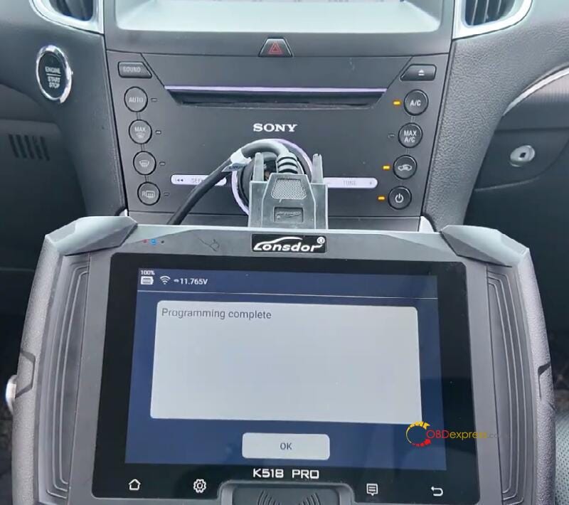 Lonsdor K518 PRO All Key Lost Programming for 2017 Ford Edge