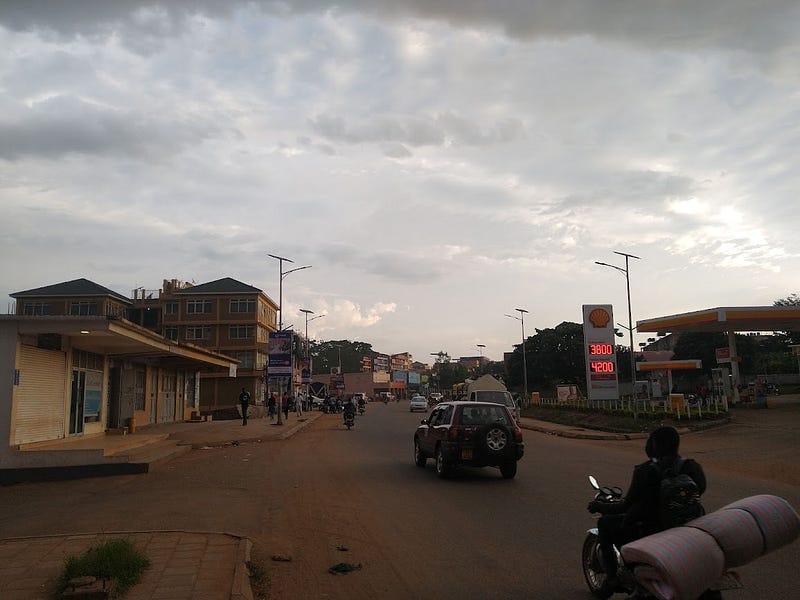 Motorcycles can carry nearly anything. Credit: author, in Mbale.