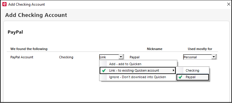 Quicken Error CC-800 (When Updating the Account)