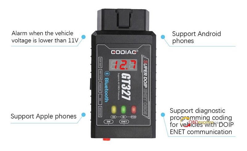 What is GODIAG GT327 Super DOIP ENET Scanner