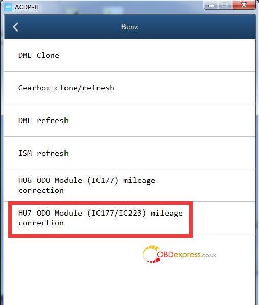 Yanhua Module 39 Correct Benz MB HU7 Instrument Mileage