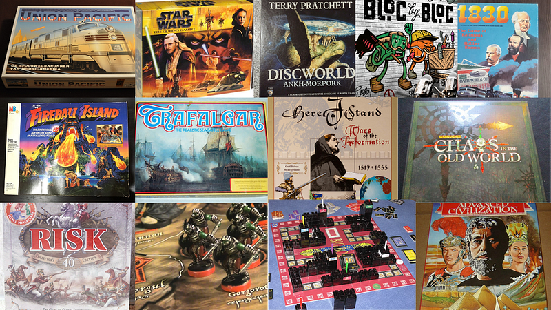30 of the Rarest Board Games