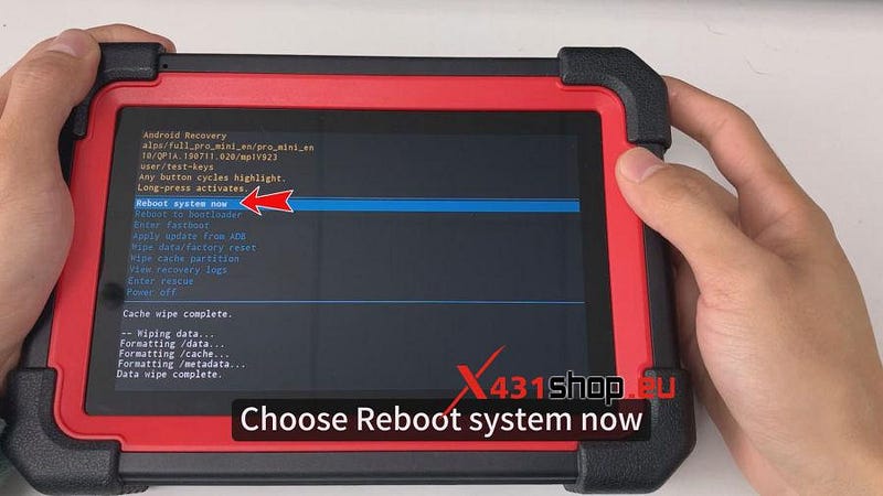 How to do the android recovery of LAUNCH X431 PRO3S+