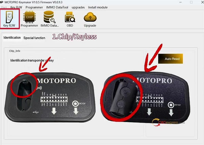 MOTOPRO Key Programmer User Manual_Registration and Update