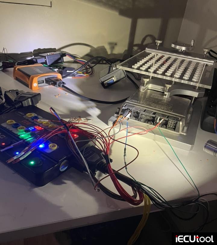 Foxflash Read and Write JLR EDC15C4 ECU with Godiag GT100