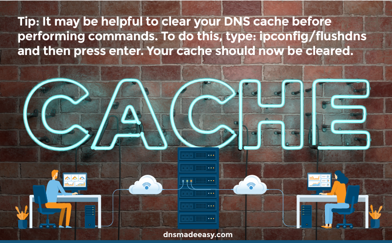 how to perform DNS cache