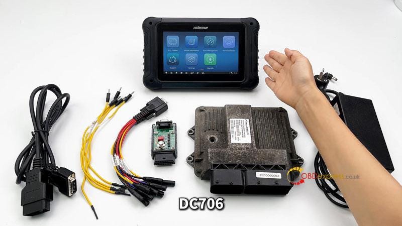 OBDSTAR DC706 Fiat MJD 6F3 IMMO On_Off, Read PIN, Reset Mileage