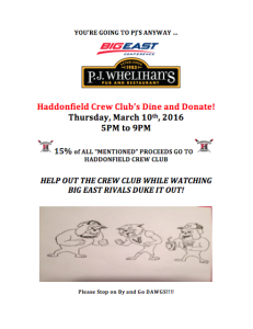 Crew flyer