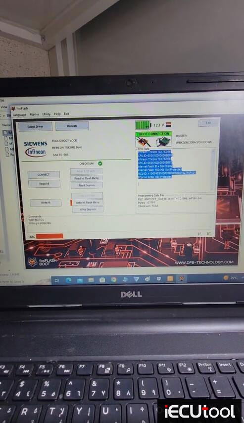 Foxflash Read and Write Hyundai Delphi MT86 in Boot