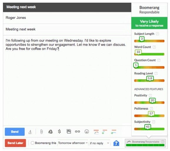 Boomerang respondable