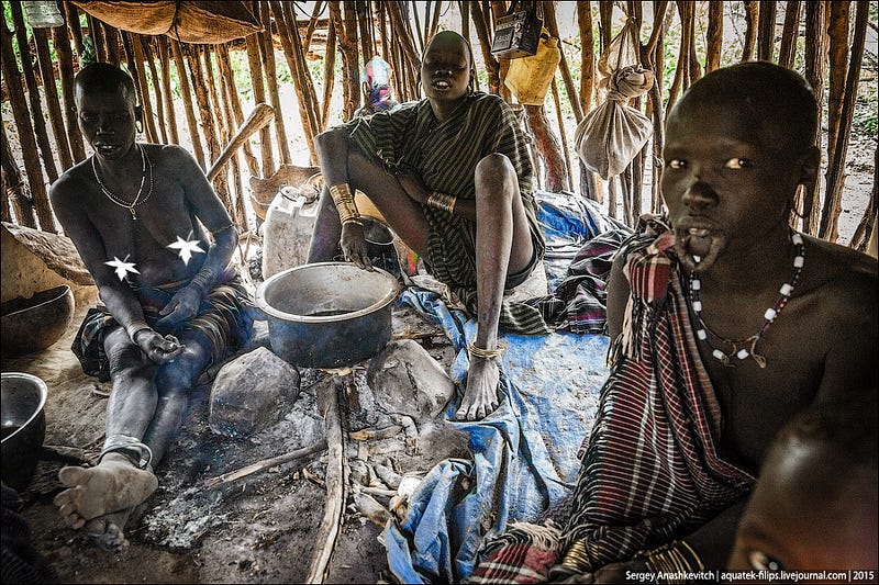 Mursi tribe, Ethiopia / Племя мурси в Эфиопии