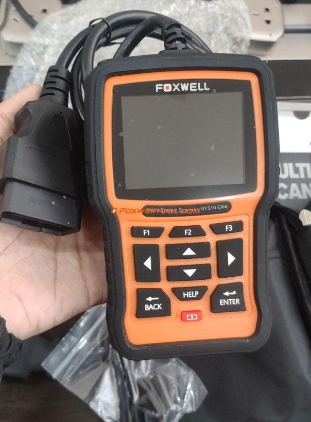 Foxwell NT510 Eliteは、使用する燃料に応じてBenzR230の点火時期を調整します