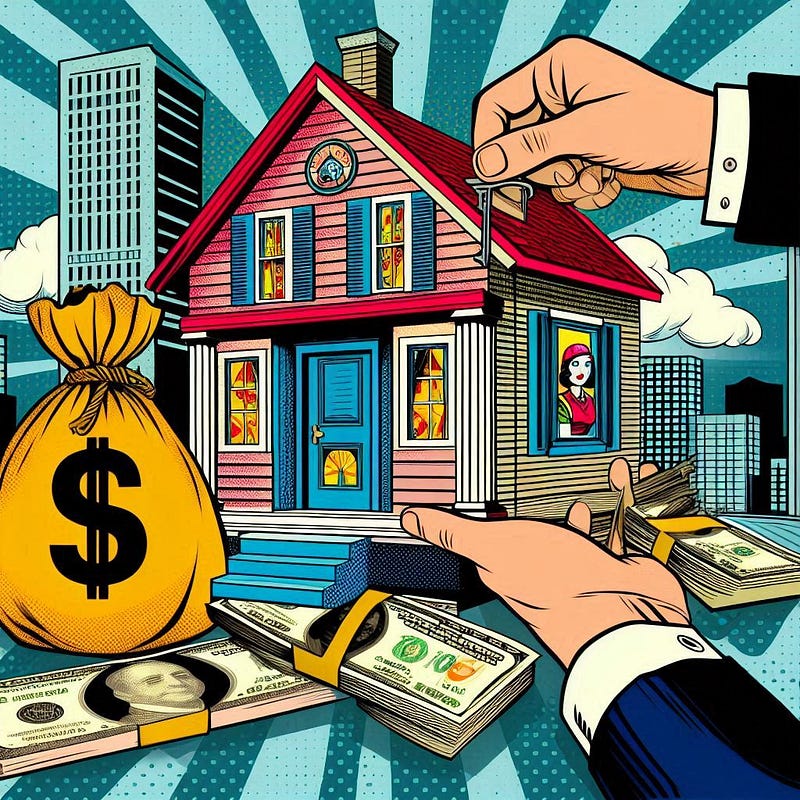 a house is lost to the bank