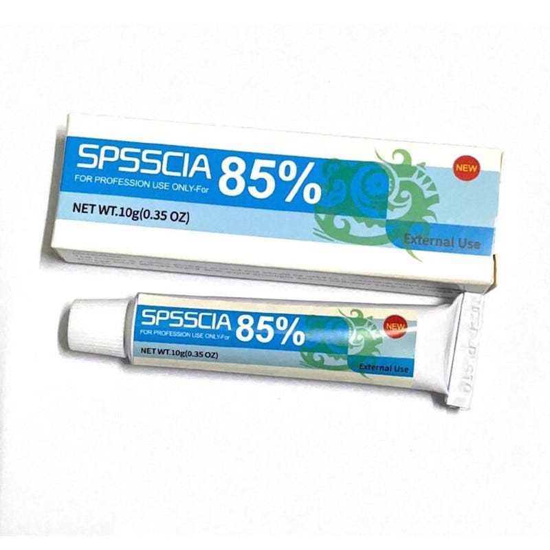 New Arrival 85 BLUE SPSSCIA Tattoo Cream Before Permanent Makeup Piercing Eyebrow Lips Body Skin