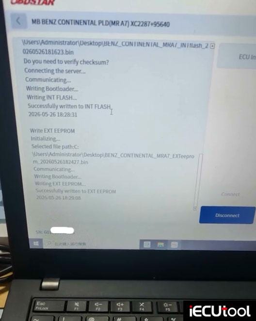 OBDSTAR ECU Master Read and Write Benz PLD MRA7 Truck ECU