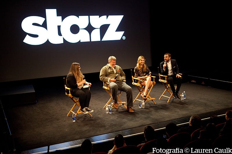 Panel de Starz presentando The Chair