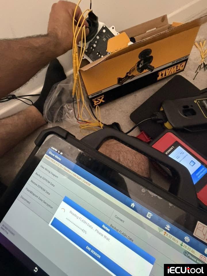 MMS Flex Failed to Clone VW Golf 8 DQ400E Gearbox