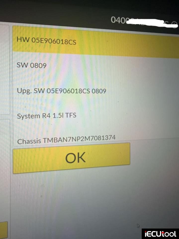 Autotuner KESS3 Failed to Read Audi MG1CS011 ECU