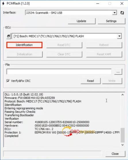 KTM200ソフトウェアV1.2.0のインストールプロセス