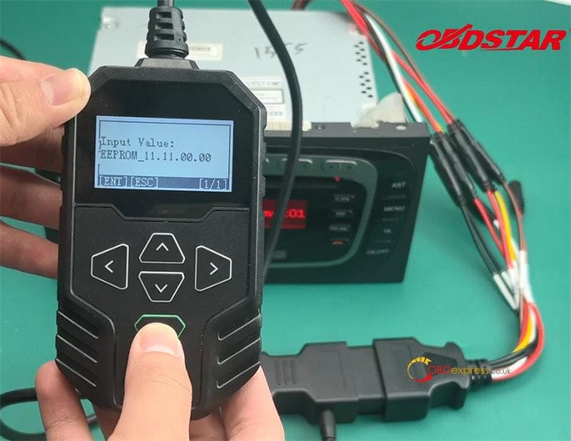 OBDSTAR MT200 Read and Change Code on Ford TMS470 NEC70F3357 Radio