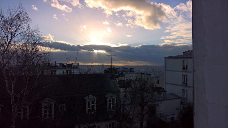 Sunset on Montmartre