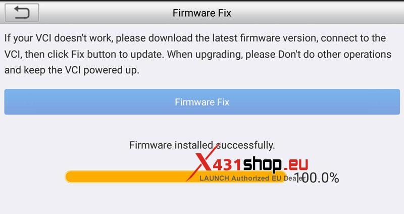 Solved LAUNCH CRP909 CRP919 Firmware Upgrade Error code1