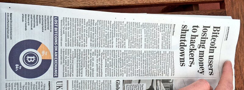 @Independent_ie had an exclusive with #bitcoinsurvey2016 at . Report published @ 3pmish