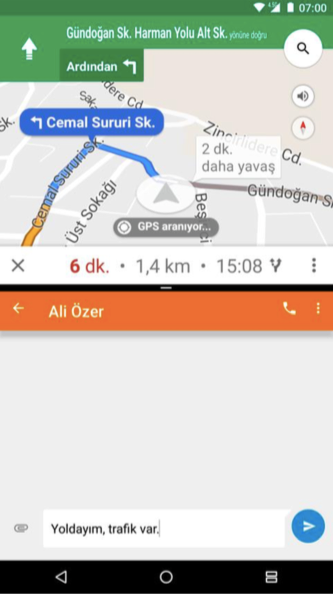 android 7 çoklu pencere