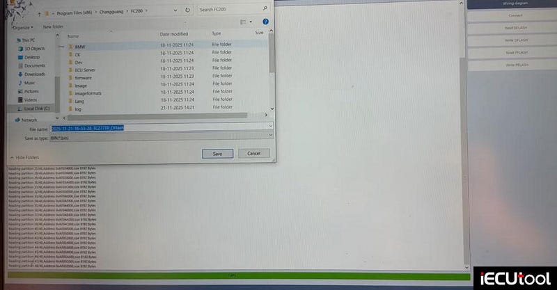 CG FC200 Read Hyundai DCM7.1AP ECU in Boot Mode