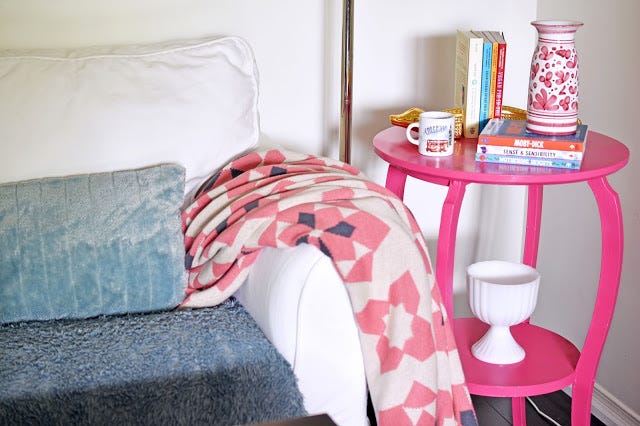Pink Side Table by Woman In Real Life