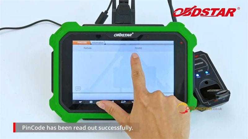 OBDSTAR X300 DP Plus motorcycle pincode calculation function demonstration