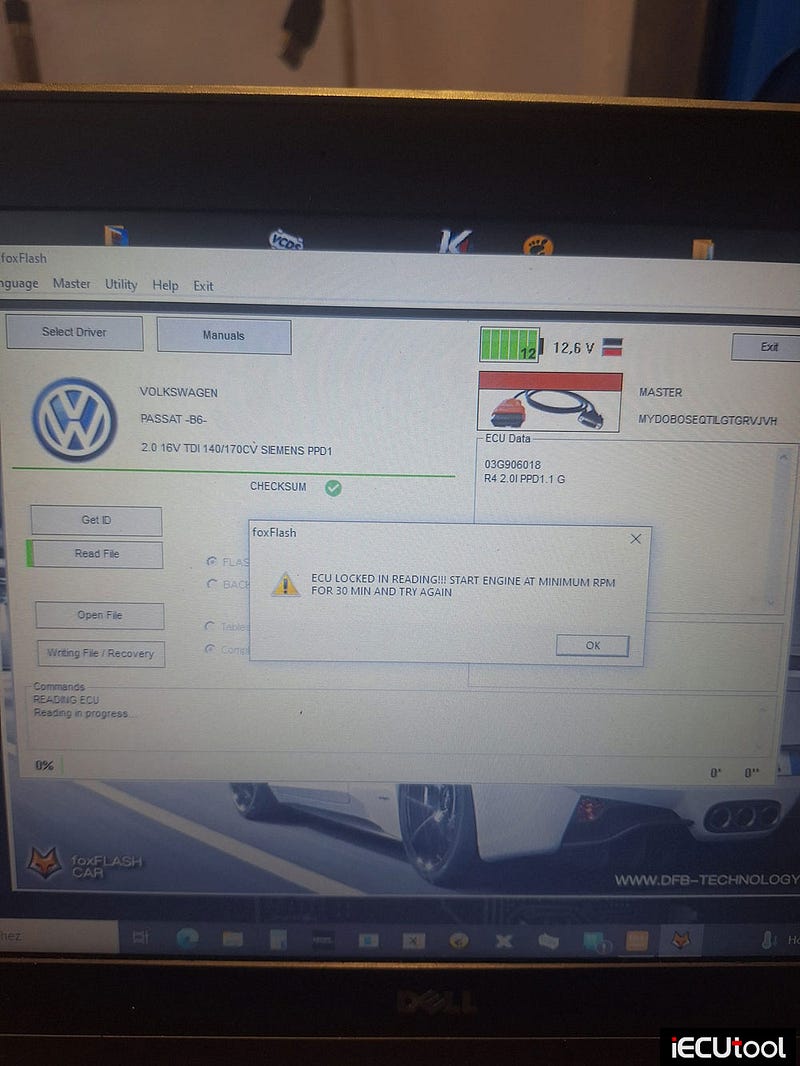 Foxflash Failed to Read VW Siemens PPD1 ECU via OBD Solution