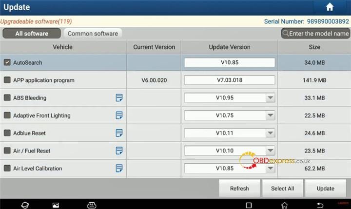 Solve Launch X431 Pad VII Does Not Respond Problem
