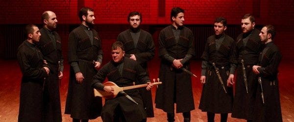 Ensemble Sakhioba performed various arrangements of Georgian music at the Princeton University Chapel Tuesday.