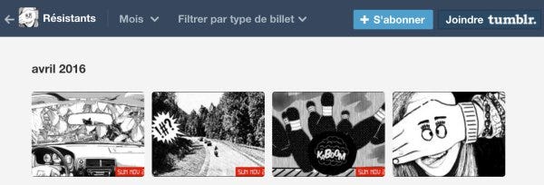 Résistants sur tumblr