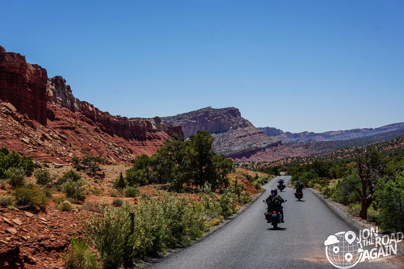Riding in Capitol Reef National Park