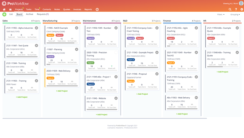 ProWorkflow — Essential For Automating Workflows And Keeping Projects On Track